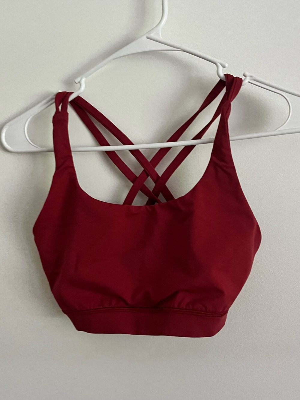 Lululemon Dark Red Sports Bra - Size 6